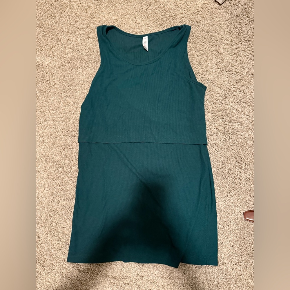 Latched Mama ribbed nursing tank